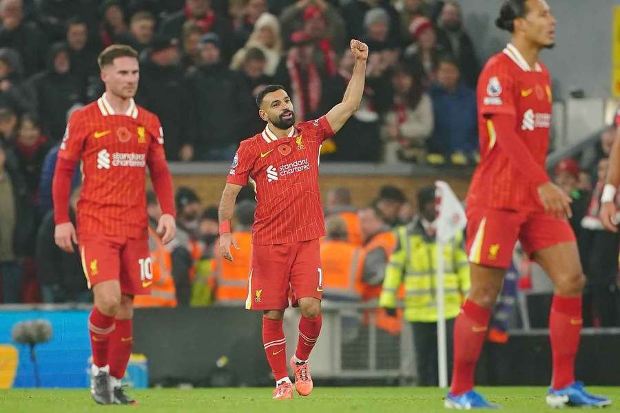 Mohamed Salah fez o gol decisivo para o Liverpool