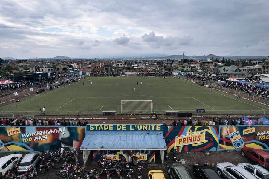 Le Stade de l'Unité à Goma, le 10 septembre.