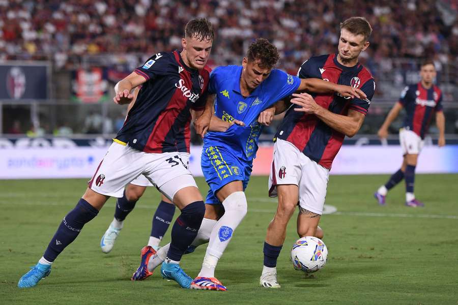 Una fase di Bologna-Empoli