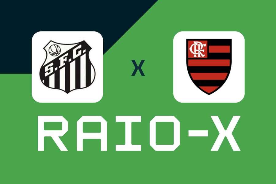 Santos x Flamengo - Raio X da partida: dados e estatísticas Santos x Flamengo - Raio X da partida: dados e estatísticas
