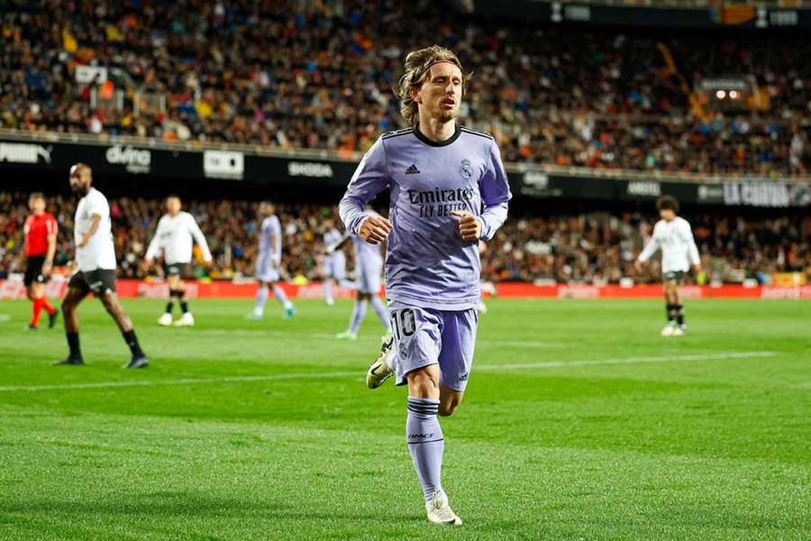 Real Madrid midfielder Modric proud of record-breaking goal