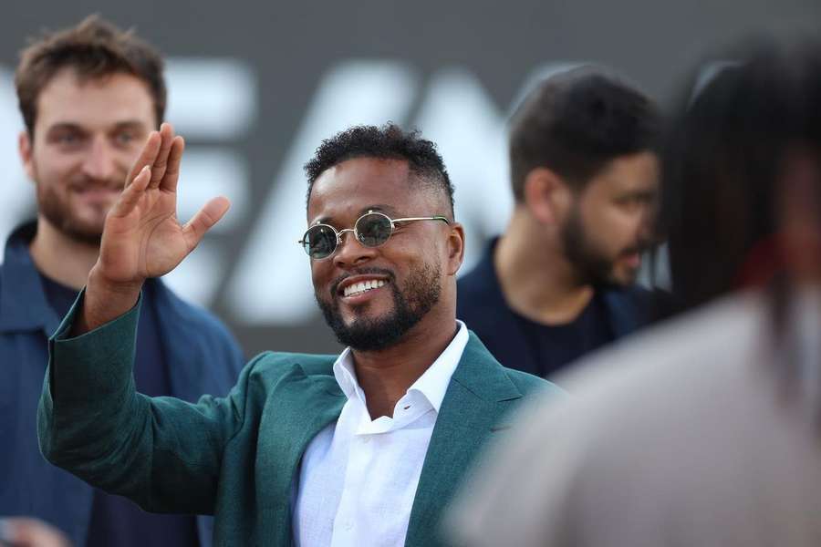 Patrice Evra esteve no Estádio José Gomes no sábado