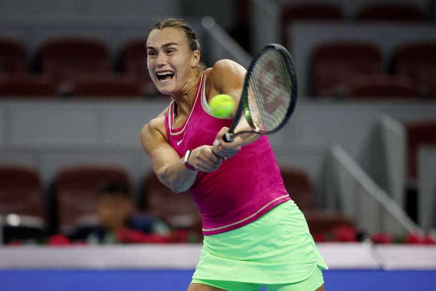 Sabalenka is looking to end the season in style 