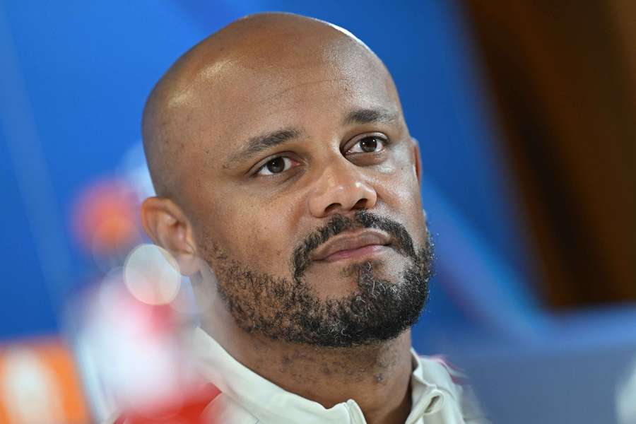 Vincent Kompany en conférence de presse ce mardi.