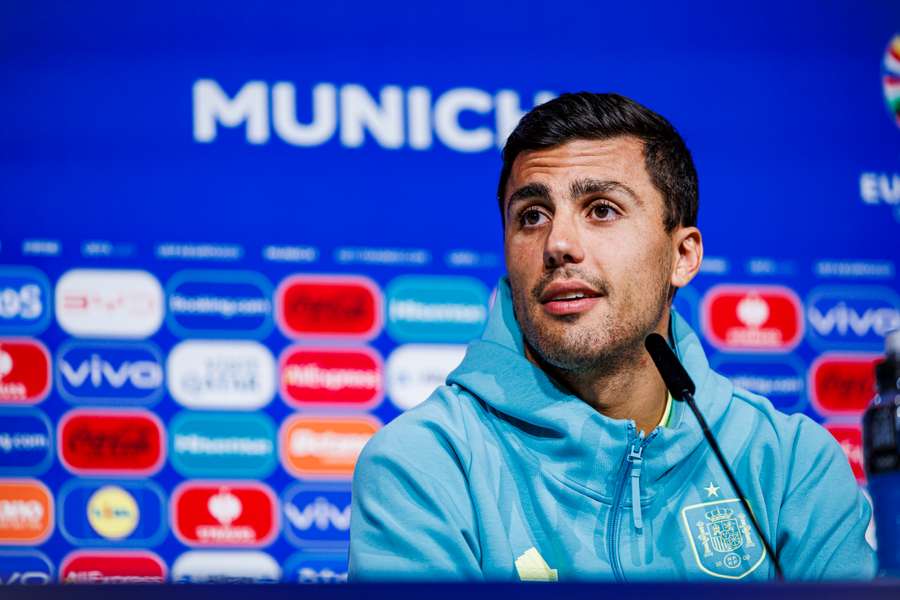 Rodri, in sala stampa a Monaco