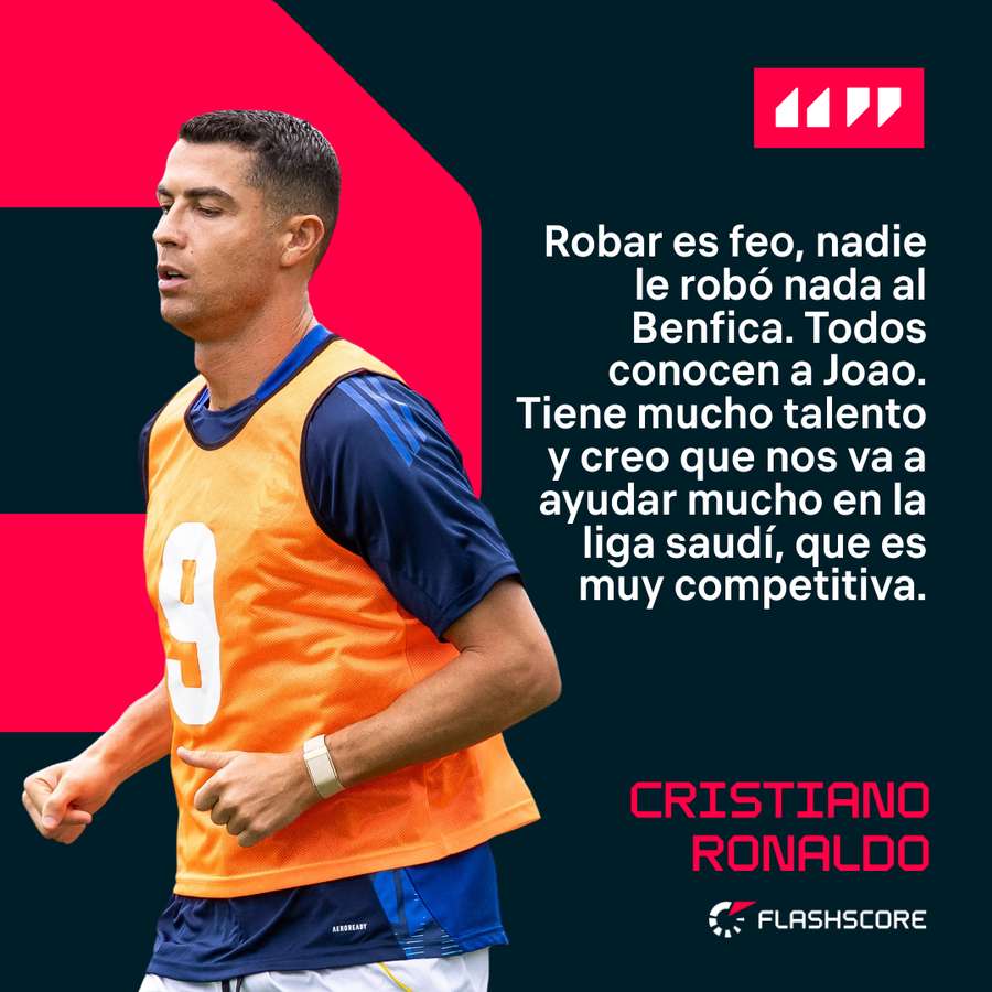 Las palabras de Cristiano