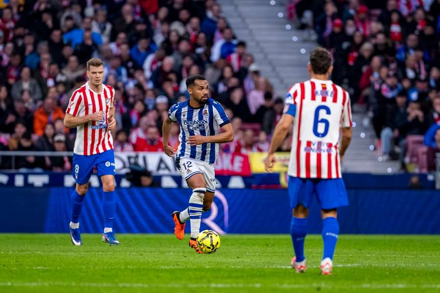 Yangel Herrera, en el partido contra el Atlético