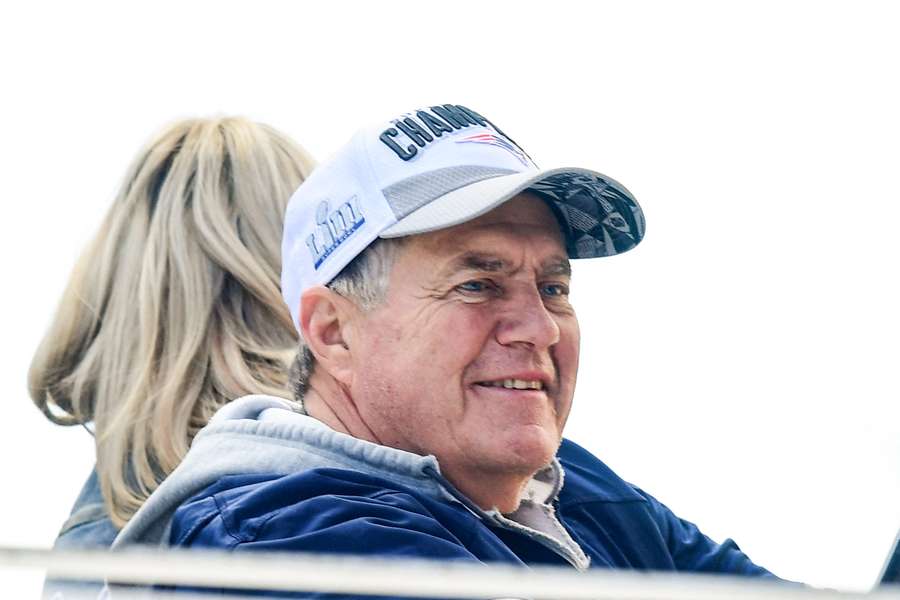 Bill Belichick während der Super Bowl-Siegesparade im Februar 2019.