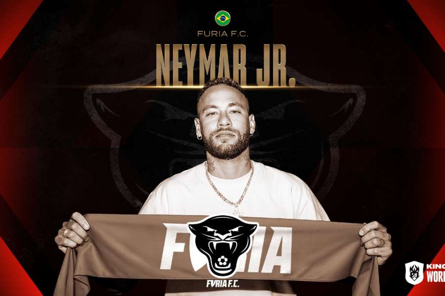 Neymar se apunta a la locura de la Kings World Cup 2024
