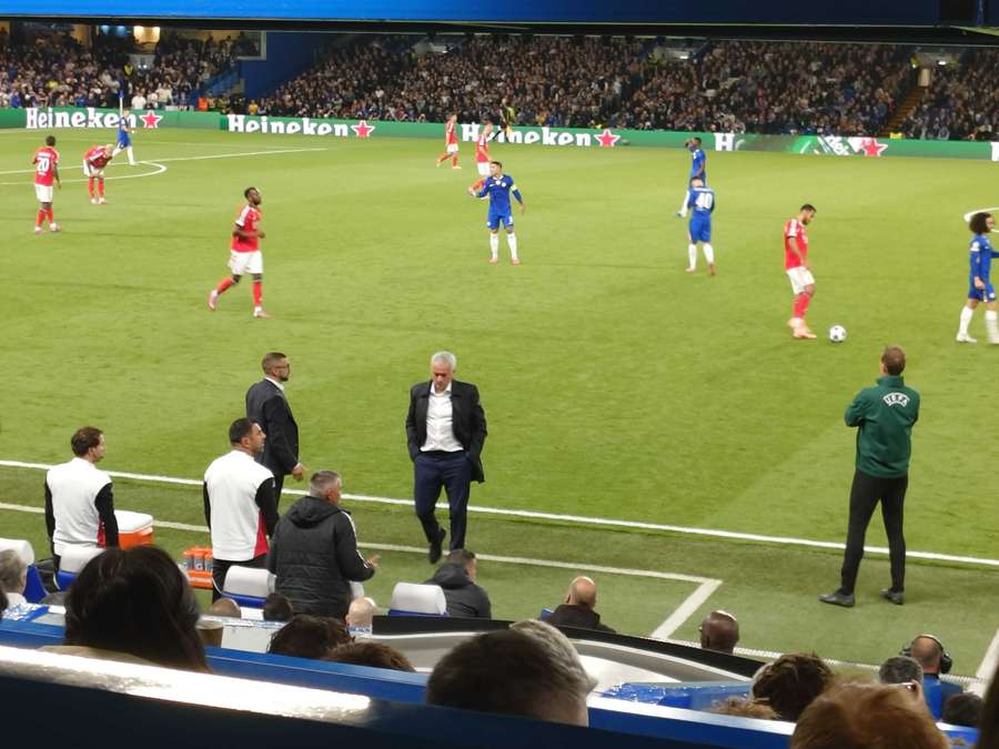 Picture from inside Stamford Bridge