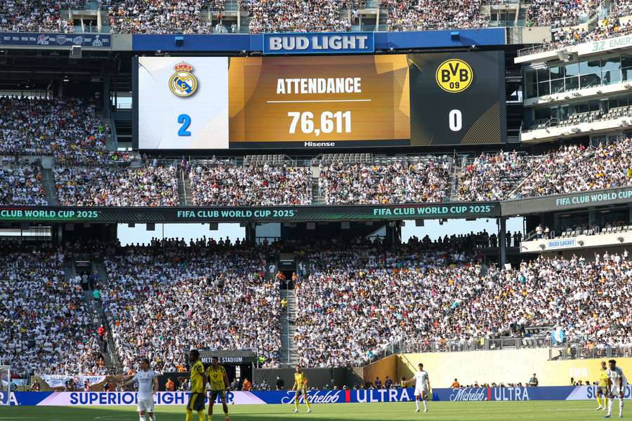El público del partido entre el Real Madrid y el Borussia Dortmund fue el segundo más numeroso del Mundial de Clubes 