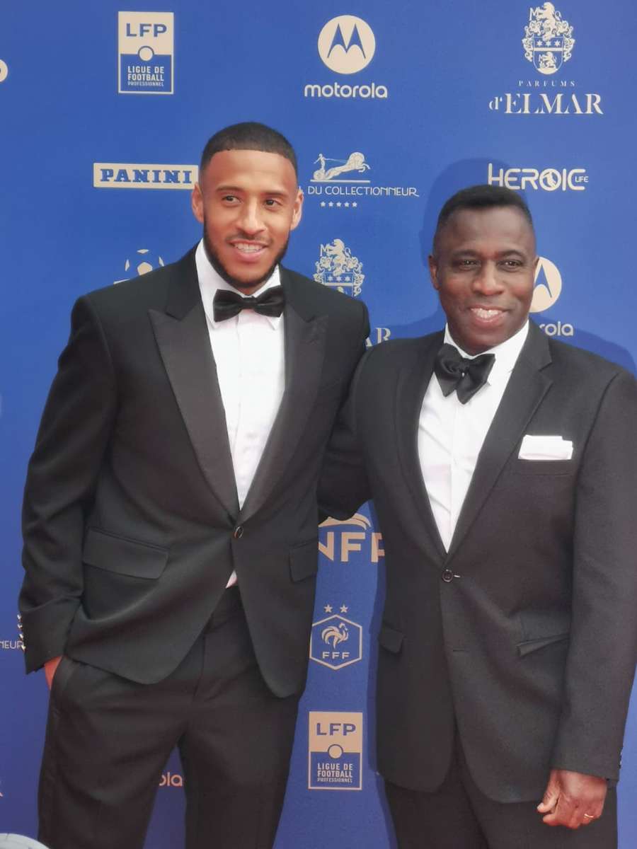 Corentin Tolisso aux trophées UNFP. Corentin Tolisso aux trophées UNFP.
