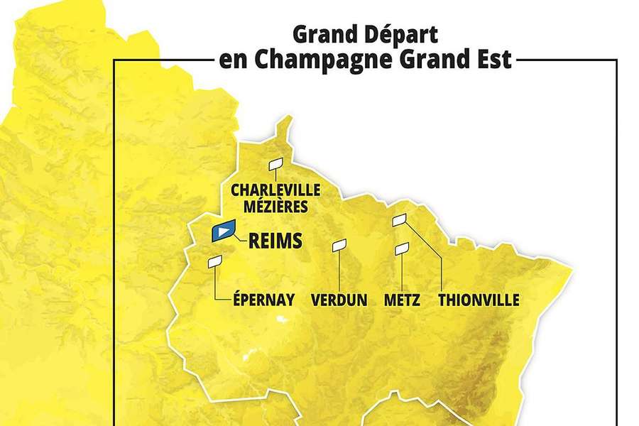 Tour de France: arranque em 2028 vai ser em Reims Tour de France: arranque em 2028 vai ser em Reims