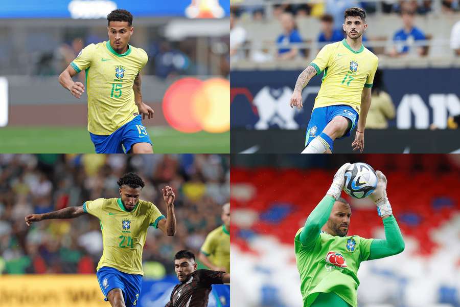 Os 4 novos convocados por Dorival Os 4 novos convocados por Dorival