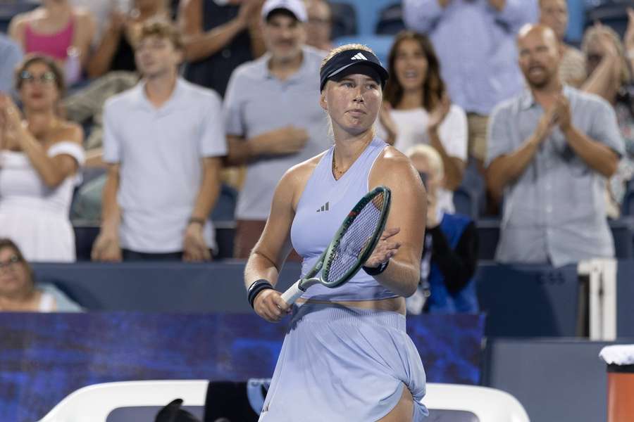 Linda Noskova proved too strong for Clara Tauson