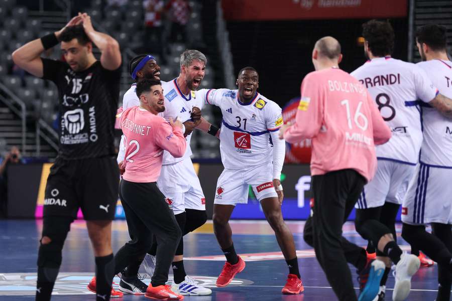 França venceu o Egito por 34-33 França venceu o Egito por 34-33