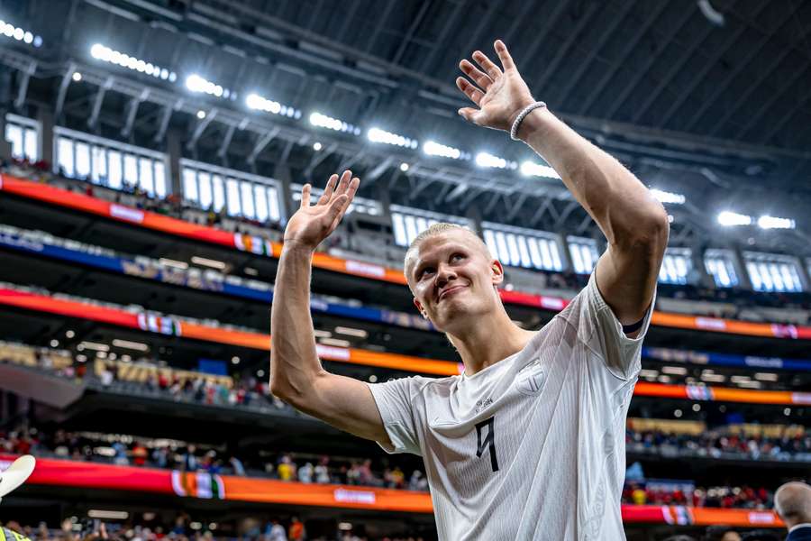 Erling Haaland will be hoping his goals can get Norway past Brazil