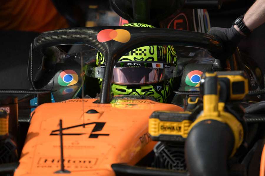 Lando Norris à Melbourne.