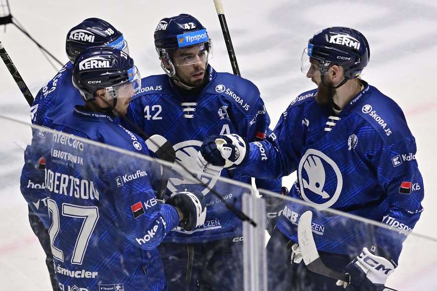 Plzeň v extraligové předehrávce porazila Budějovice 4:1.  