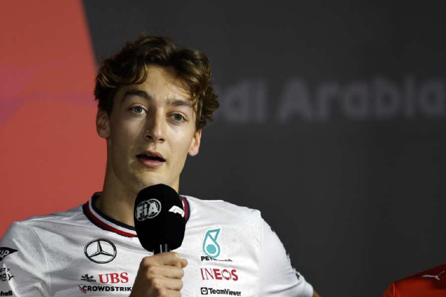 Russell speaking ahead of the Saudi Grand Prix