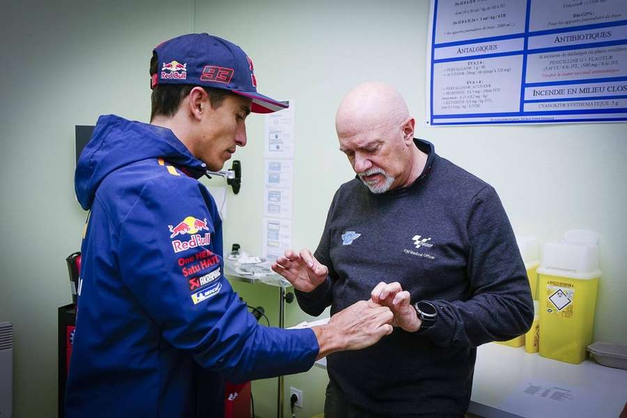 Marquez, înainte de a primi acceptul medicilor