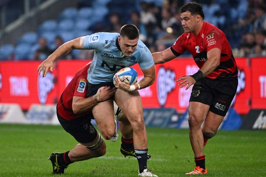 Henry O'Donnell carrying the ball against the Crusaders in 2025. Henry O'Donnell carrying the ball against the Crusaders in 2025.