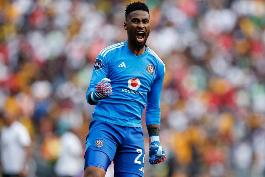 Orlando Pirates goalkeeper Sipho Chaine has been in inspired form this season Orlando Pirates goalkeeper Sipho Chaine has been in inspired form this season