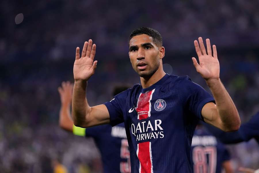 Hakimi fez o primeiro gol do PSG na partida em Munique