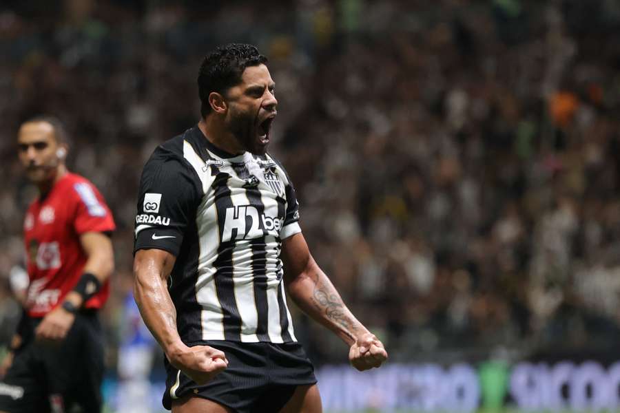 Hulk foi o principal nome do Atlético na vitória contra o Cruzeiro