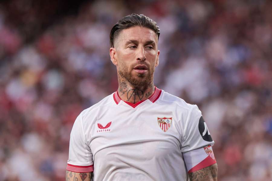 Sergio Ramos con la maglia del Siviglia Sergio Ramos con la maglia del Siviglia