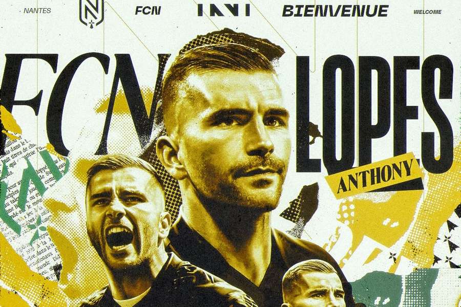 Antony Lopes oficializado no Nantes