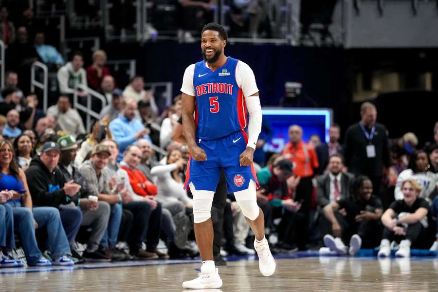 Malik Beasley sur le parquet des Pistons cette nuit.