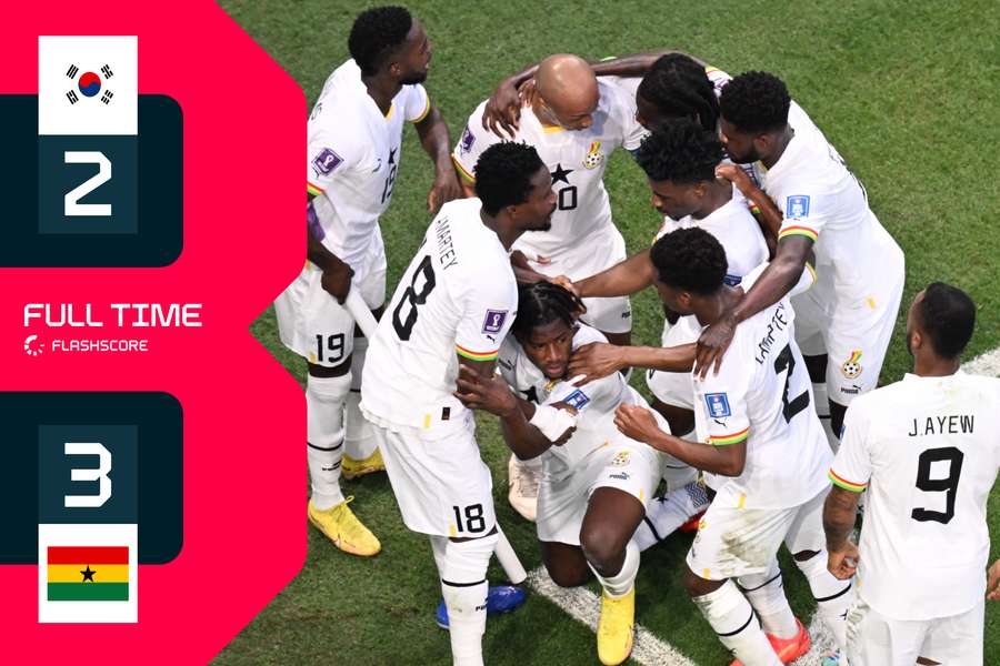 Coreea de Sud - Ghana 2-3. Africanii câștigă cu emoții duelul cu asiaticii
