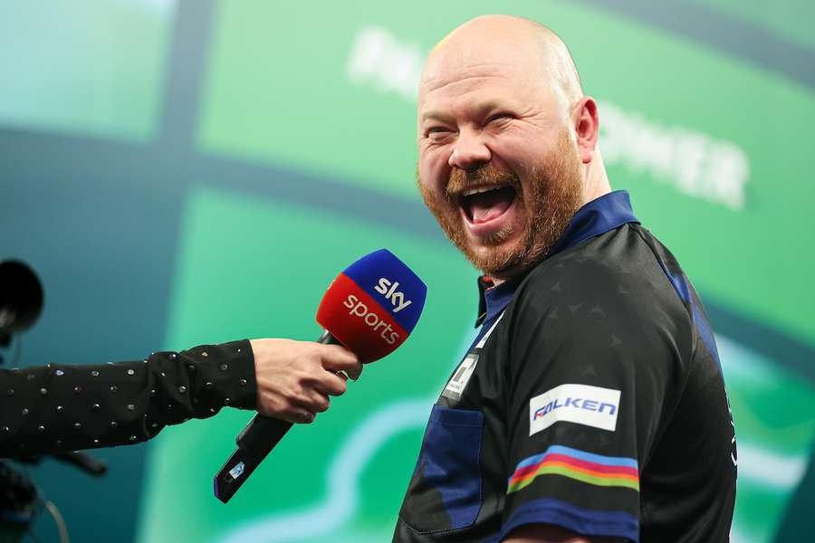 Justin Hood nach seinem Sieg über Josh Rock