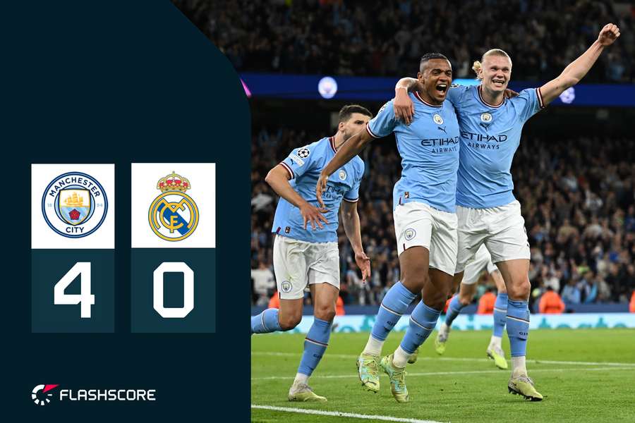 City s-a impus cu 4-0 în fața lui Real pe Etihad Stadium