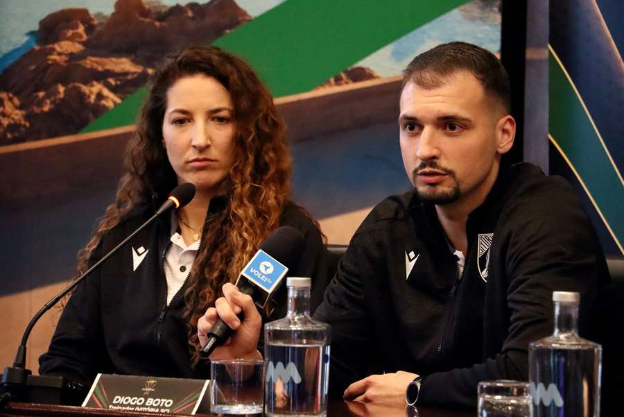 Diogo Boto é o treinador do Vitória SC