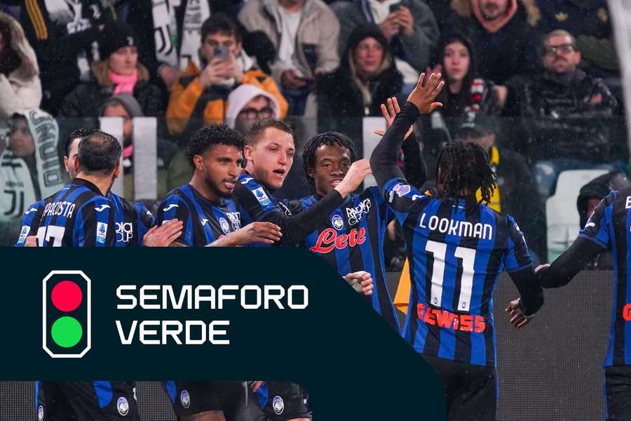 La festa dell'Atalanta a Torino