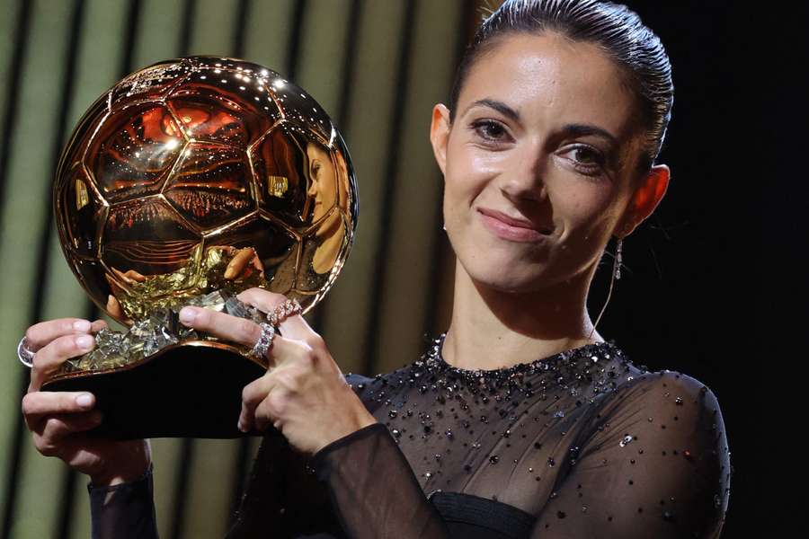 Aitana Bonmatí won the Ballon D'Or during a ceremony at the Theatre Du Chatelet in Paris