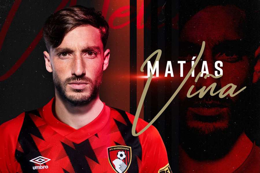 Matías Viña apresentado no Bournemouth