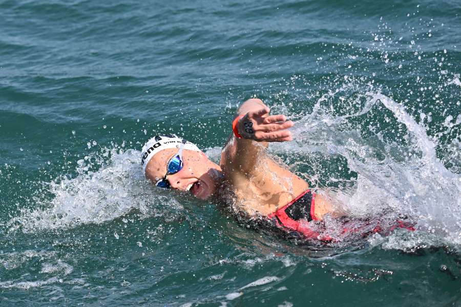 Sharon van Rouwendaal zwom 10 kilometer in 1 uur, 57 minuten en 26,88 seconden