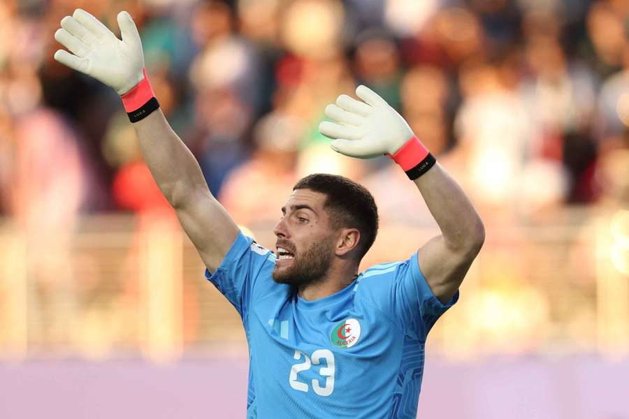Luca Zidane avec l'Algérie.