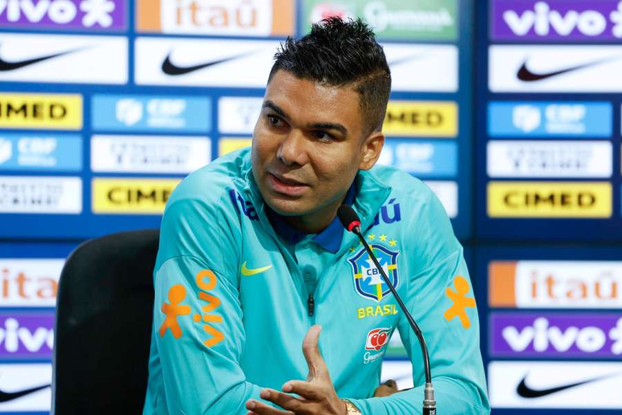 Casemiro, da Seleção Brasileira, em entrevista coletiva