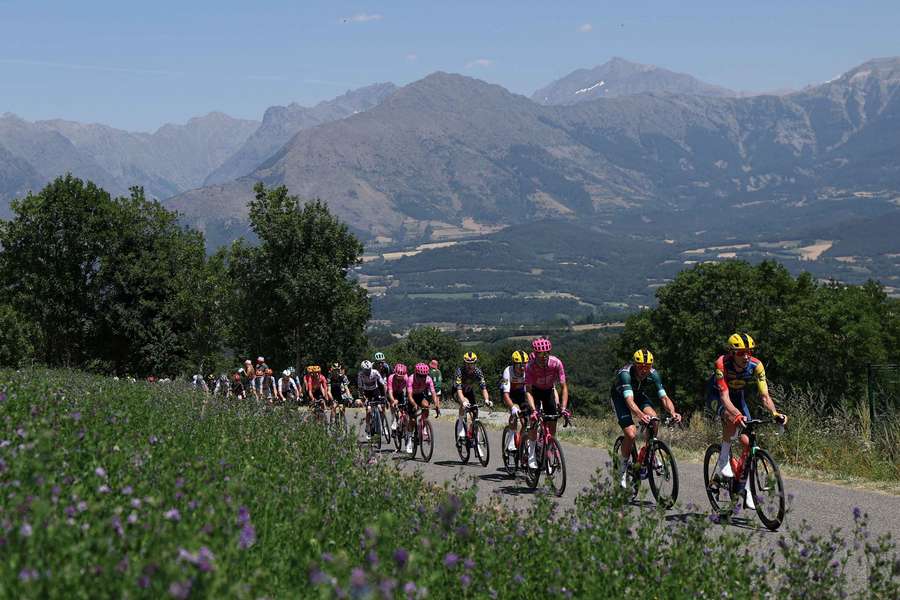 Le peloton ce vendredi.