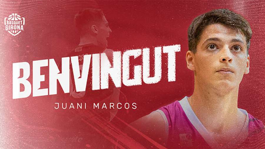 Juani Marcos, nuevo jugador del Bàsquet Girona