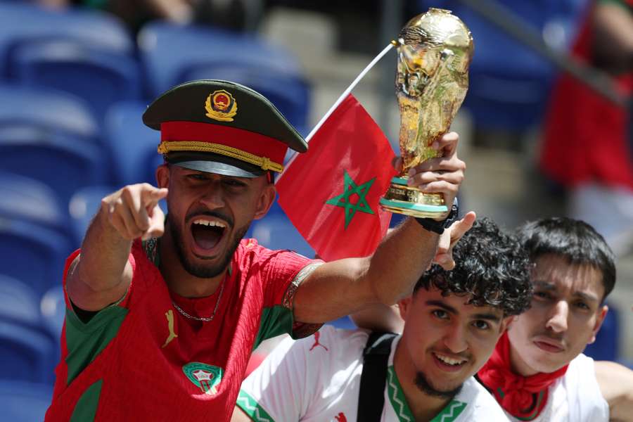 Adeptos de Marrocos confiam na seleção nacional