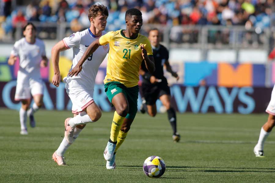 South Africa defeated the United States 2-1 to finish second in Group E.