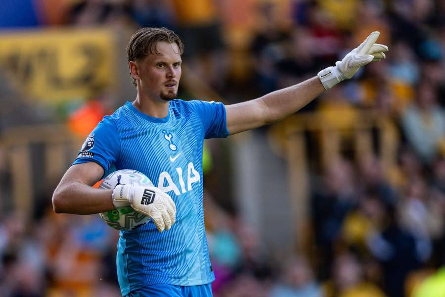 Antonín Kinský v utkání Wolves – Tottenham.