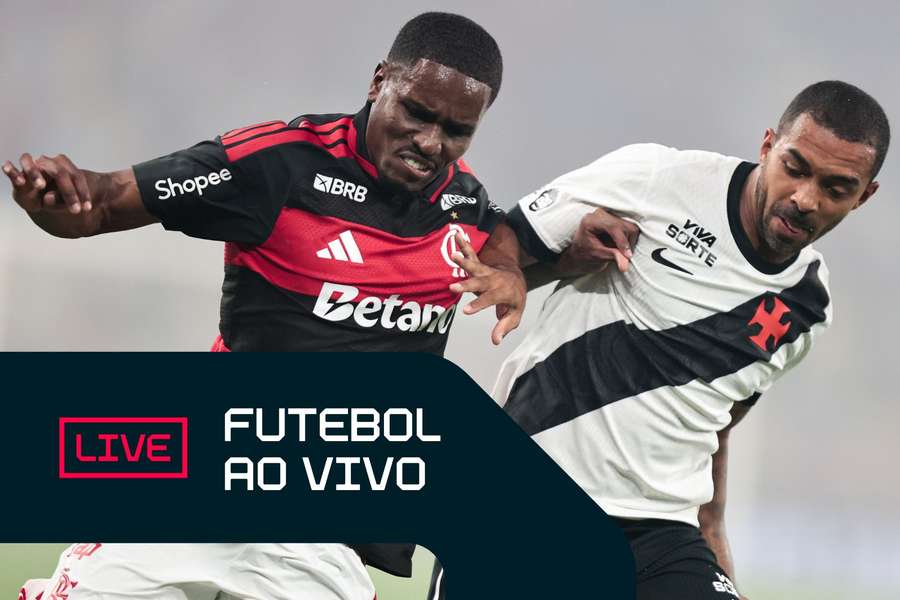 Evertton Araújo e Paulo Henrique em Flamengo x Vasco, no Maracanã, pelo Carioca Evertton Araújo e Paulo Henrique em Flamengo x Vasco, no Maracanã, pelo Carioca