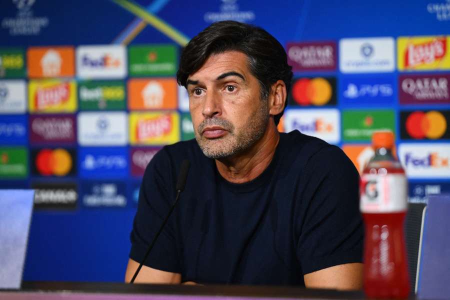 Paulo Fonseca en conférence de presse d'après-match. Paulo Fonseca en conférence de presse d'après-match.
