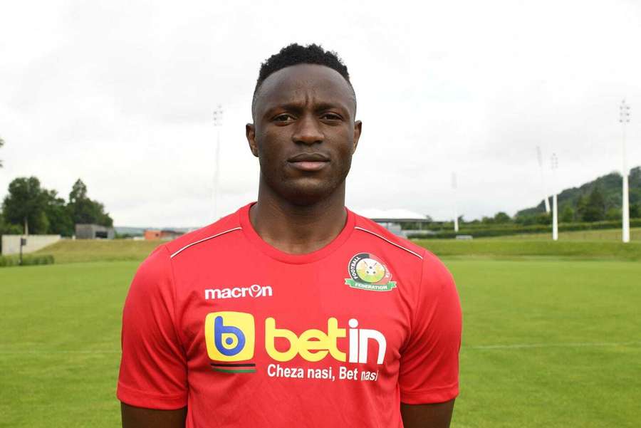 Wanyama during the AFCON tournament in Egypt 
